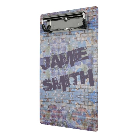 Abstrakte Graffiti Wall Street Art Mini Klemmbrett (Gewinkelt2)