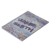 Abstrakte Graffiti Wall Street Art Notizblock (Linke Seite)