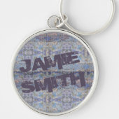 Abstrakte Graffiti Wall Street Art Schlüsselanhänger (Vorne)