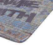 Abstrakte Graffiti Wall Street Art Schneidebrett (Ecke)