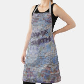 Abstrakte Graffiti Wall Street Art Schürze (InSitu)