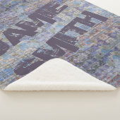 Abstrakte Graffiti Wall Street Art Sherpadecke (3/4)