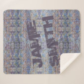 Abstrakte Graffiti Wall Street Art Sherpadecke (Vorderseite (Horizontal))