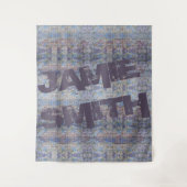 Abstrakte Graffiti Wall Street Art Wandteppich (Vorderseite)