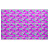 Abstrakte Grafik - lila grünes Design Stoff (Fat Quarter (45,7 x 55,9 cm))