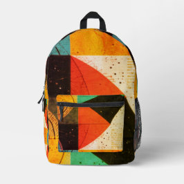 Abstrakte Grafiken Bedruckter Rucksack
