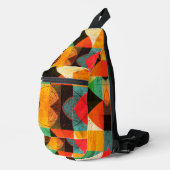 Abstrakte Grafiken Crossbody Bag (Rechte Ecke)