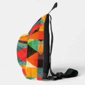 Abstrakte Grafiken Crossbody Bag (Rechts)