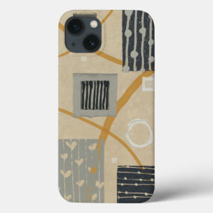 Abstrakte grafische Fliesen iPhone 13 Hülle