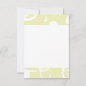 Abstrakte grafische Zeichen - Flachbildschirm Mitteilungskarte (Vorderseite)