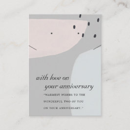 ABSTRAKTE Graue BLAU JAHRESTAUCHEREI Platzkarte