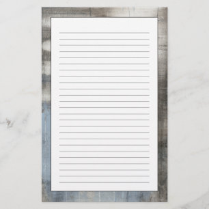 Abstrakte graue u. blaue Malerei Briefpapier