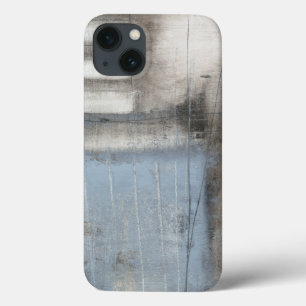 Abstrakte graue u. blaue Malerei Case-Mate iPhone Hülle