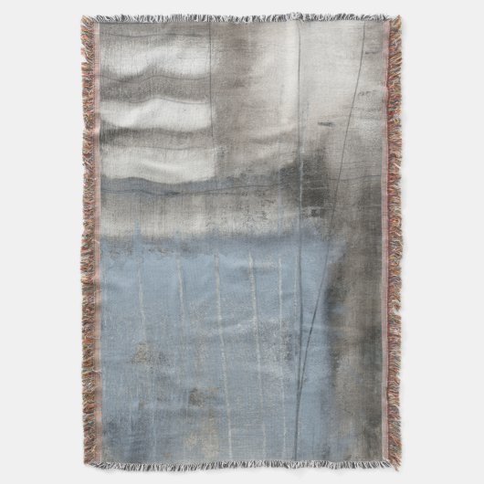 Abstrakte graue u. blaue Malerei Decke (Vorderseite Vertikal)