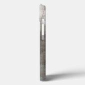 Abstrakte graue und blaue Malerei Case-Mate iPhone Hülle (Rückseite / Links)