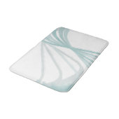 Abstrakte graue Wirbel Badematte (Schrägansicht)