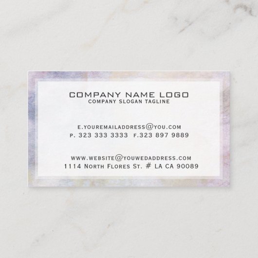 Abstrakte Grautöne Papier Textur Visitenkarte (Rückseite)