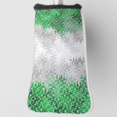 Abstrakte Grayromantische Stolperflagge Golf Headcover (Rotieren 90)