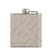 Abstrakte Grenze Flachmann (Rückseite)