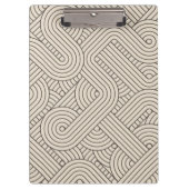 Abstrakte Grenze Klemmbrett (Vorderseite)