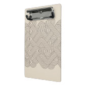 Abstrakte Grenze Mini Klemmbrett (Gewinkelt2)