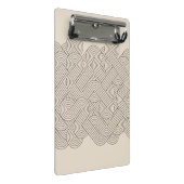 Abstrakte Grenze Mini Klemmbrett (Schrägansicht)