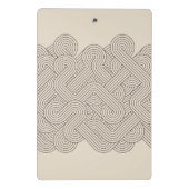 Abstrakte Grenze Mini Klemmbrett (Rückseite)