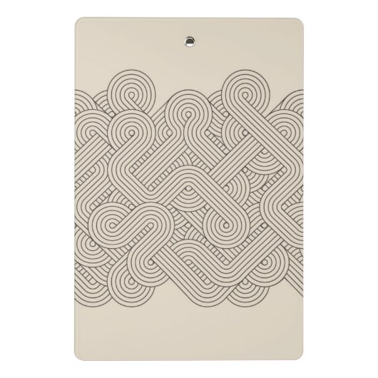 Abstrakte Grenze Mini Klemmbrett (Rückseite)