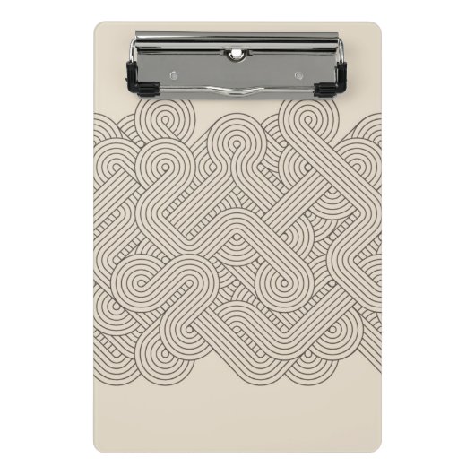 Abstrakte Grenze Mini Klemmbrett (Vorderseite)