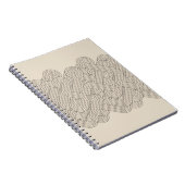 Abstrakte Grenze Notizblock (Rechte Seite)