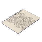 Abstrakte Grenze Notizblock (Linke Seite)