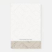 Abstrakte Grenze Post-it Klebezettel (Vorderseite)