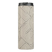 Abstrakte Grenze Thermosbecher (Rückseite)