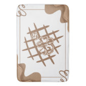 Abstrakte Grillmatte Badematte (Vorderseite Vertikal)