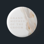Abstrakte Großmutter der Groom-Taste Button<br><div class="desc">Dieses zeitlose,  romantische Design besticht durch einen Blumenstrauß mit sanften Farben und botanischen Akzenten. Alle Aspekte dieses Designs können bearbeitet werden (Schriftart,  Textgröße oder Blumenakzente werden verschoben/entfernt),  um Ihren Bedürfnissen gerecht zu werden. Bitte kontaktieren Sie mich,  wenn Sie Hilfe bei diesem Design benötigen</div>
