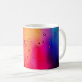 Abstrakte grün-rote Malerei Kaffeetasse (VorderseiteRechts)