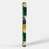 Abstrakte Grün- und Gelbblöcke mit Individuelle Na Case-Mate iPhone Hülle (Rückseite / Rechts)