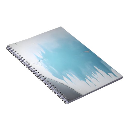 Abstrakte Grundiertextur Notizblock (Rechte Seite)