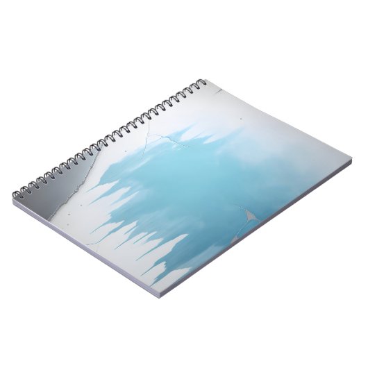 Abstrakte Grundiertextur Notizblock (Linke Seite)