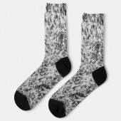 Abstrakte Grundiertextur Socken (Linkes Detail)