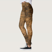 Abstrakte Grundierung Leggings (Links)