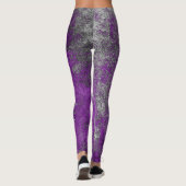 Abstrakte Grundierung Leggings (Rückseite)