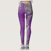 Abstrakte Grundierung Leggings (Vorderseite)