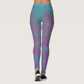 Abstrakte Grundierung Leggings (Rückseite)