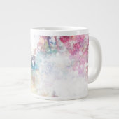 Abstrakte Grundierung mit Aquarellfarbe 2 Jumbo-Tasse (Vorderseite Rechts)