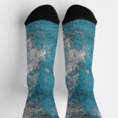 Abstrakte Grundierung Socken (Oben)