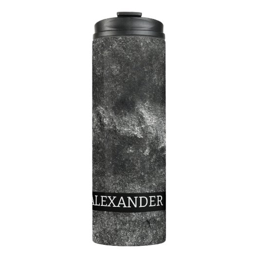 Abstrakte Grundierung Thermosbecher (Vorderseite)