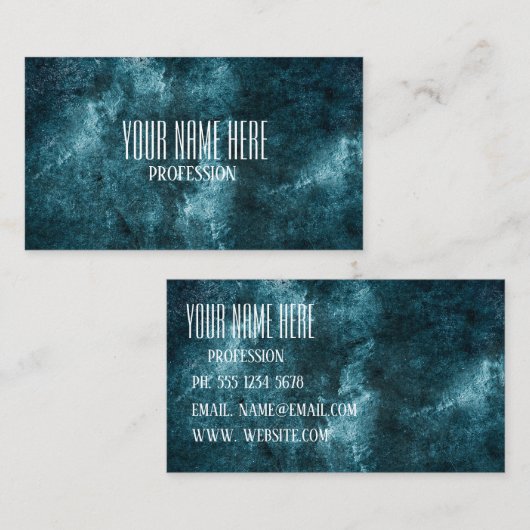 Abstrakte Grundierung Visitenkarte (Vorne/Hinten)