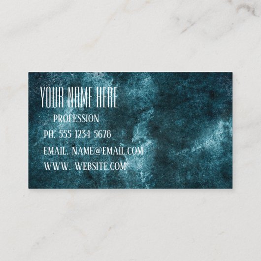 Abstrakte Grundierung Visitenkarte (Rückseite)
