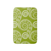 Abstrakte grüne Frontlenkmatte Badematte (Vorderseite Vertikal)